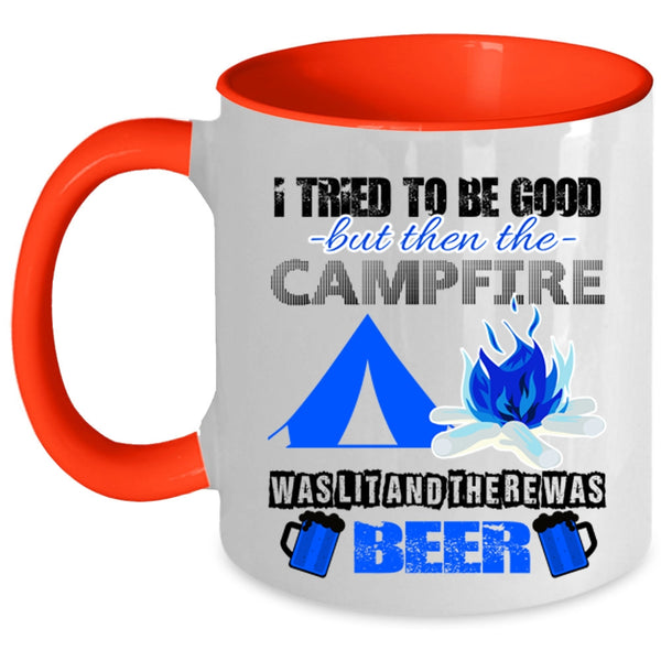 There Was Beer Coffee Mug, Campfire Was Lit Accent Mug