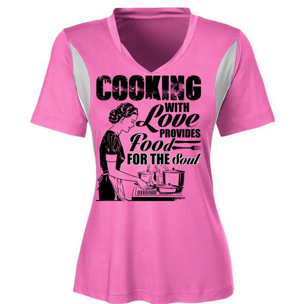 Cooking With Love Provides Food T Shirt, I Love Cooking T Shirt, Awesome T-Shirts