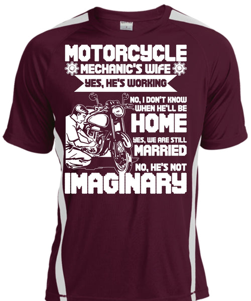 Motorcycle Mechanic's Wife T Shirt, We Are Still Married T Shirt, Cool Shirt