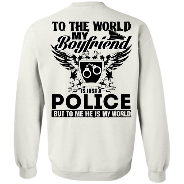 A black t-shirt with the shopify logo