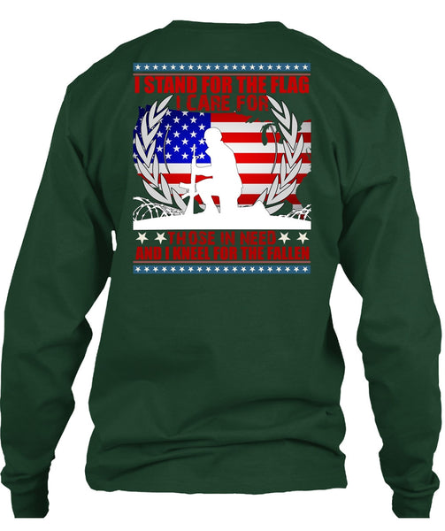 I Stand For The Flag T Shirt, I Kneel For The Fallen T Shirt
