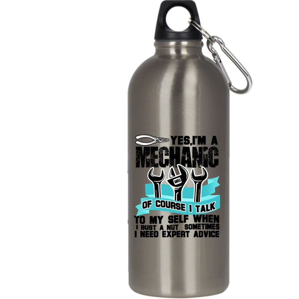 I'm A Mechanic 20 oz Stainless Steel Bottle,Best Gift For Mechanic Outdoor Sports Water Bottle