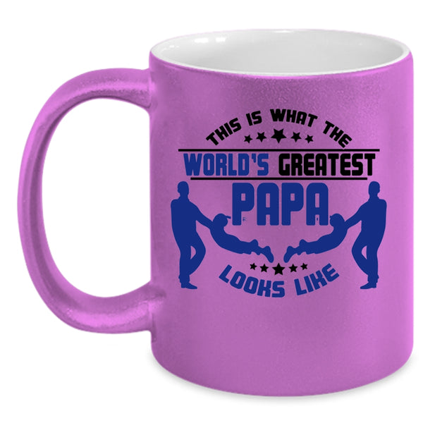 Cute Coffee Mug, What The World's Greatest Papa Looks Like Accent Mug