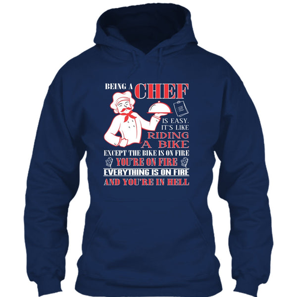 A black t-shirt with the shopify logo