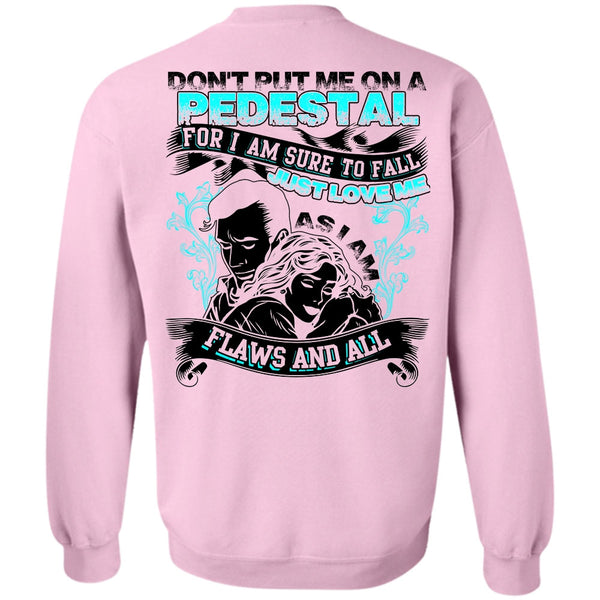 I Love Husband T Shirt, I Am Sure To Fall Just Love Me Sweatshirt