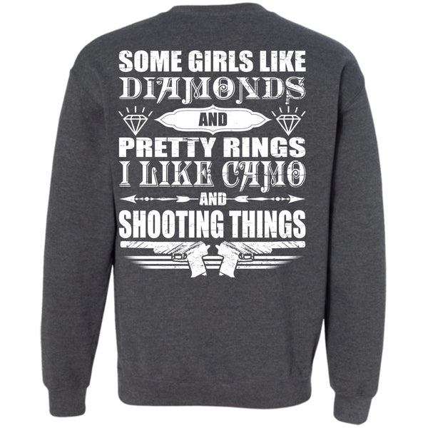 Girls Like Diamonds T Shirt, I Love Hunter Sweatshirt