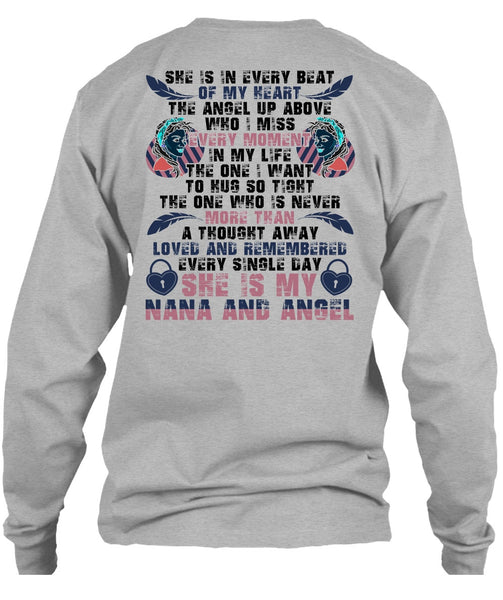 She Is My Nana And Angel T Shirt, I Love Nana T Shirt