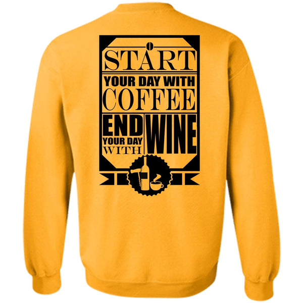 I Love Beer T Shirt, Start Your Day With Coffee Sweatshirt