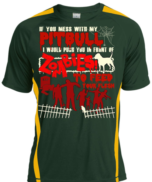 You Mess With My Pit Bull T Shirt, My Favorite T Shirt, Cool Shirt