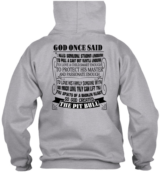 God Created The Pit Bull T Shirt, I Love My Dogs T Shirt