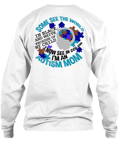 I'm An Autism Mom T Shirt, I Love Mom T Shirt