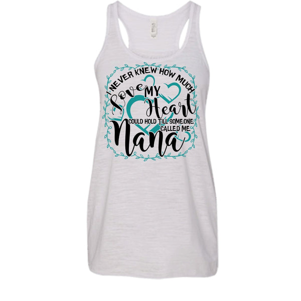 How Much Love My Heart T Shirt, Gift For Nana Tank Top