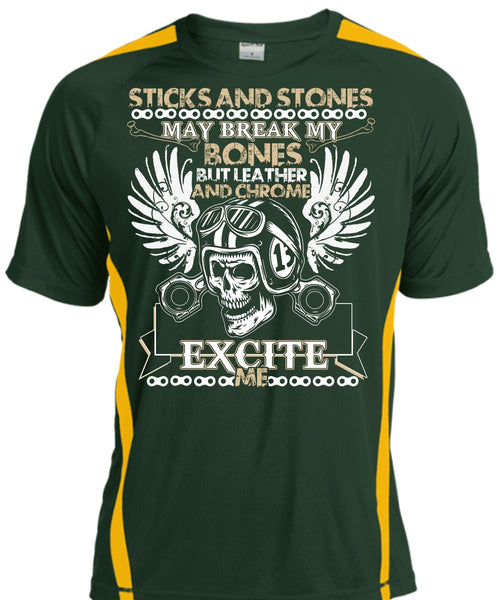 Sticks And Stones T Shirt, Being A Biker T Shirt, Cool Shirt