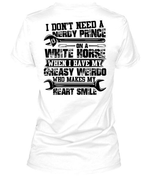 Makes My Heart Smile T Shirt, I Love Mechanic T Shirt