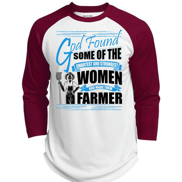 Made Them Farmer T Shirt, I Love Farming T Shirt, Awesome T-Shirts  (Polyester Game Baseball Jersey)