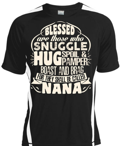 A black t-shirt with the shopify logo