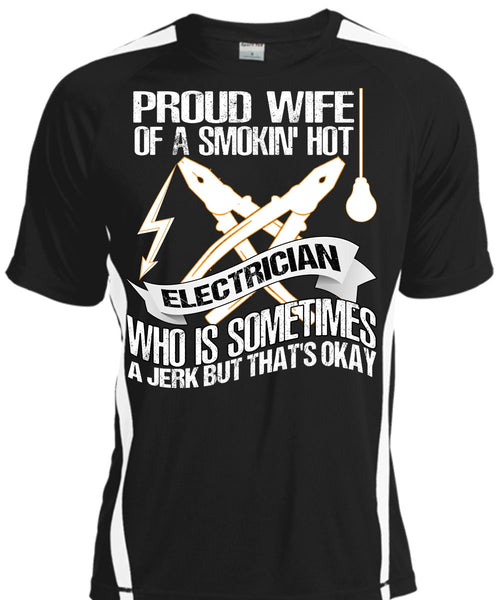 A black t-shirt with the shopify logo