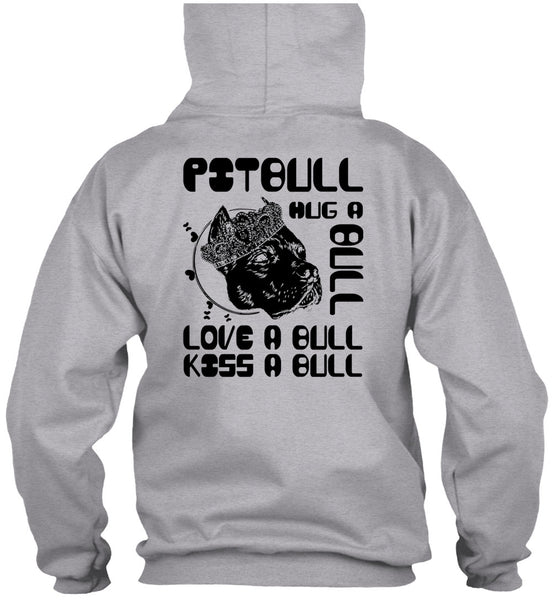 Pit Bull Hug A Bull T Shirt, I Love Pit Bull T Shirt