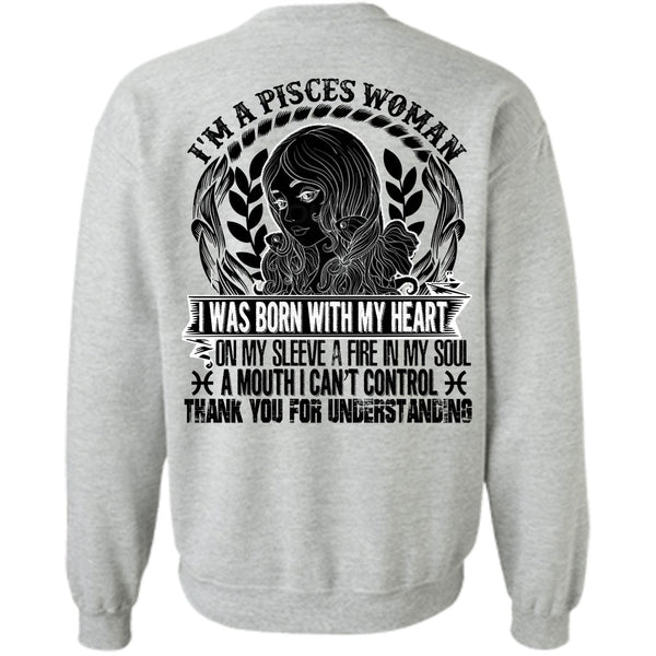 I Love Pisces T Shirt, I'm A Pisces Woman Sweatshirt