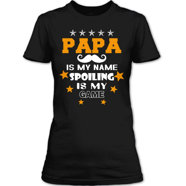 A black t-shirt with the shopify logo