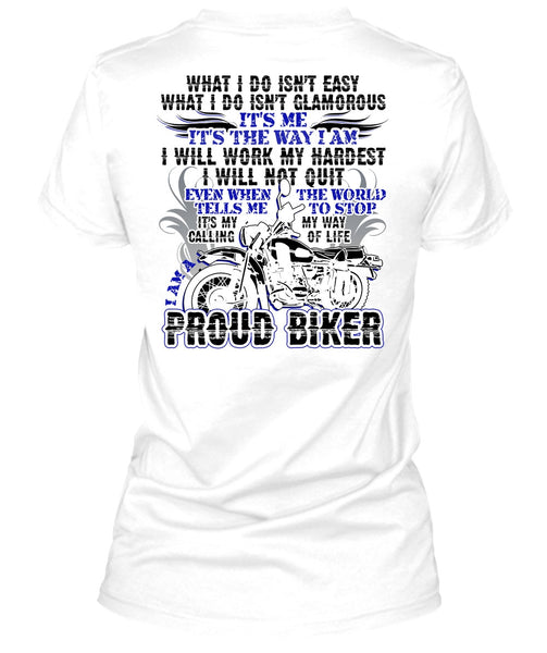 I Am A Proud Biker T Shirt, I Love Biker T Shirt
