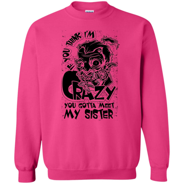 Coolest Sister T Shirt, If You Think I'm Crazy Sweatshirt