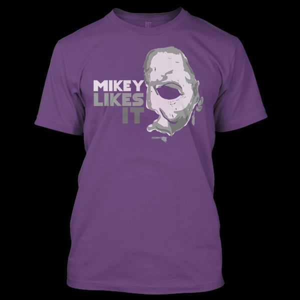 A black t-shirt with the shopify logo