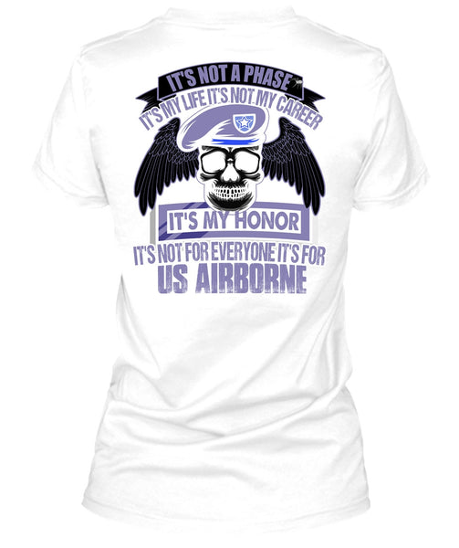 It's For US Airborne T Shirt, I Love Veteran T Shirt