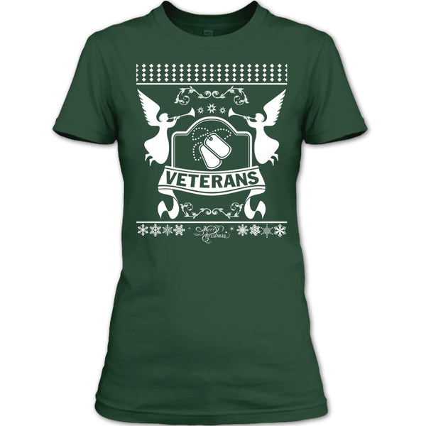 Veterans Merry Christmas T Shirt, Coolest Veteran T Shirt