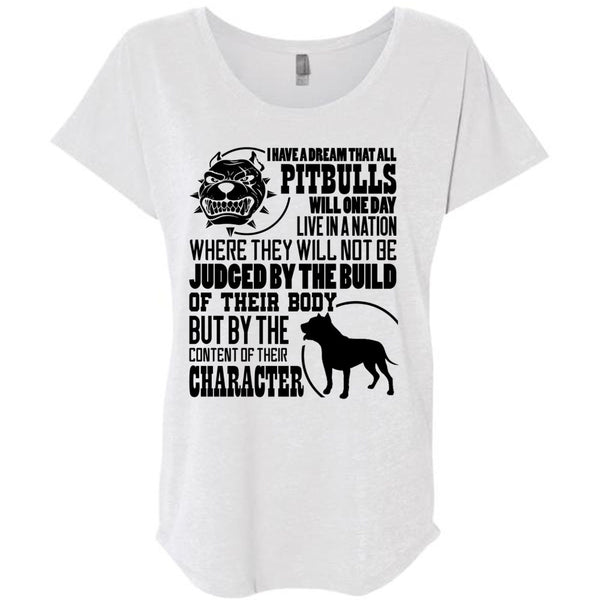 I Have A Dream That All Pit Bulls T Shirt, I Love Pit Bull T Shirt, Awesome T-Shirts