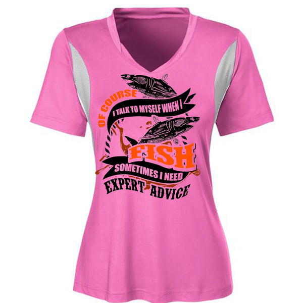 I Talk To Myself When I Fish T Shirt, I Love Fishing T Shirt, Awesome T-Shirts