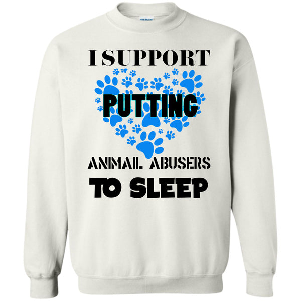 I Love My Dog T Shirt, I Support Putting Sweatshirt