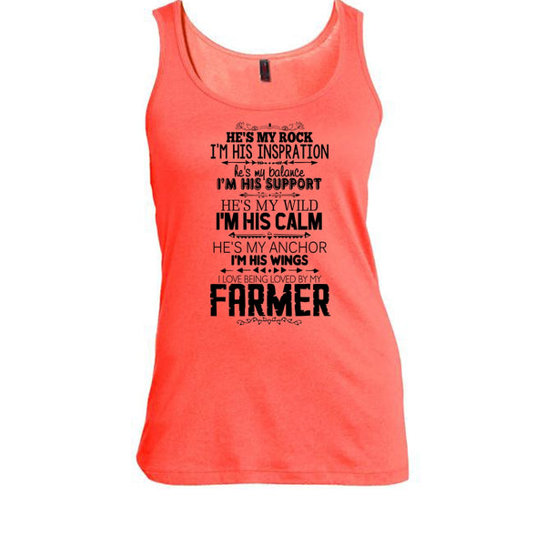 He Is My Rock T Shirt, Coolest Farmer T Shirt, Awesome t-shirts