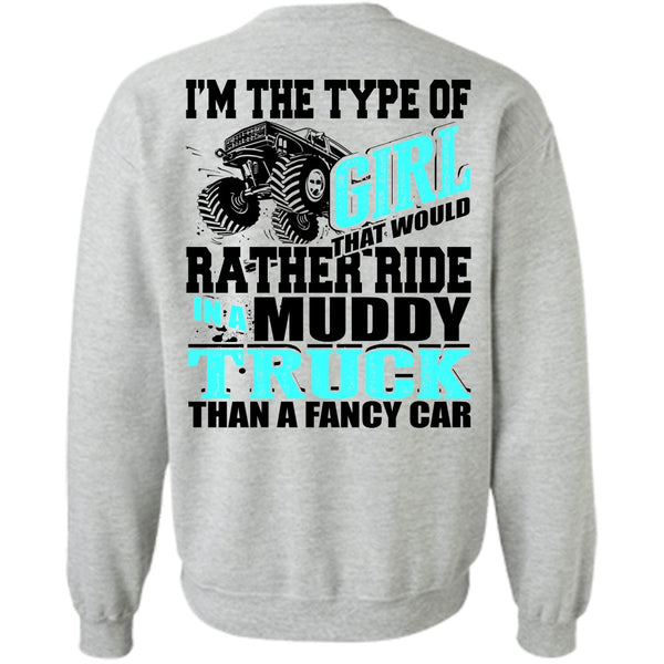 I Love Jeep T Shirt, Ride In A Muddy Truck Sweatshirt