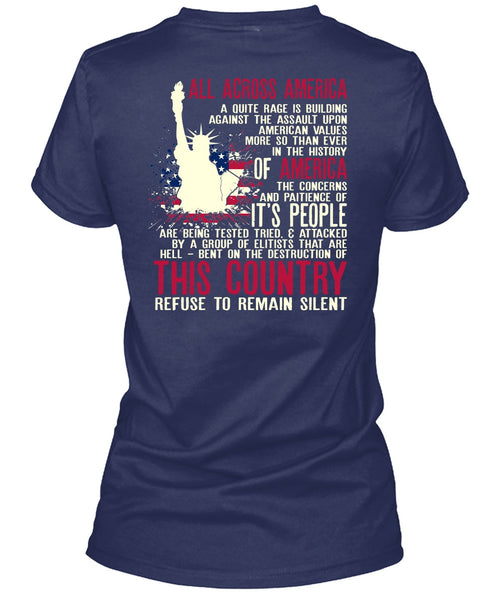 All Across America T Shirt, Being A Veteran T Shirt