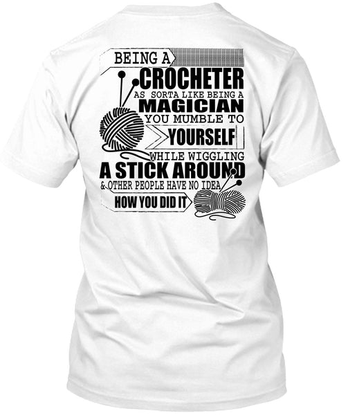 A black t-shirt with the shopify logo