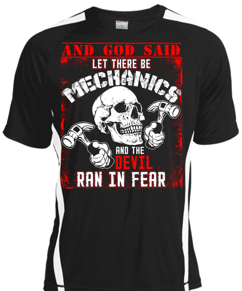 A black t-shirt with the shopify logo