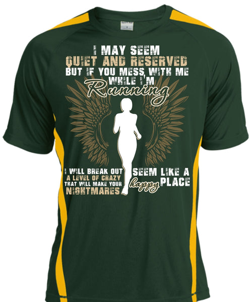 I'm Running T Shirt, Happy Place T Shirt, Cool Shirt