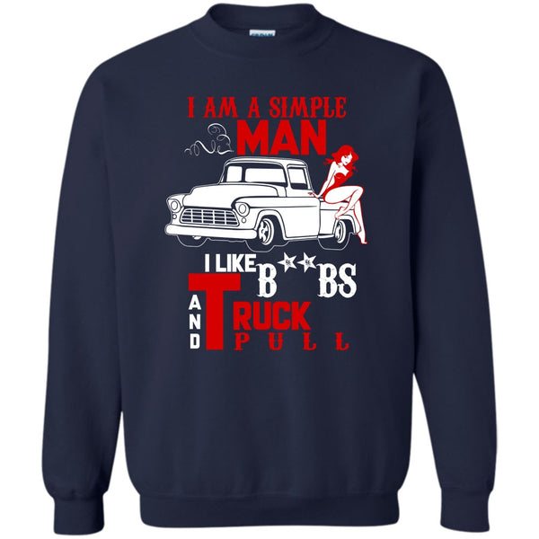 I Like Truck Pull T Shirt, Coolest Trucker Sweatshirt