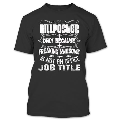 A black t-shirt with the shopify logo