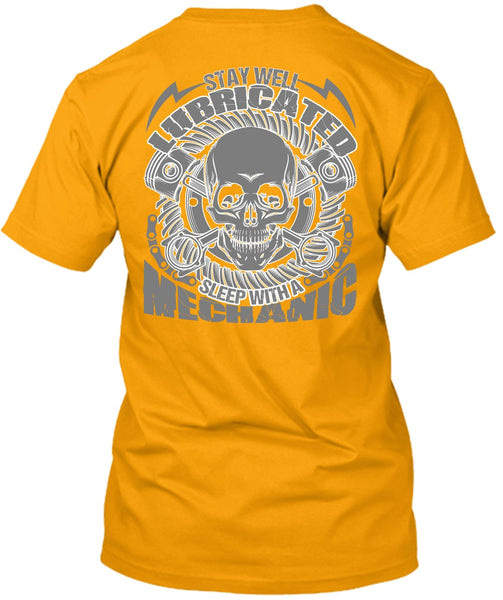 Sleep With A Mechanic T Shirt, I Love Mechanic T Shirt