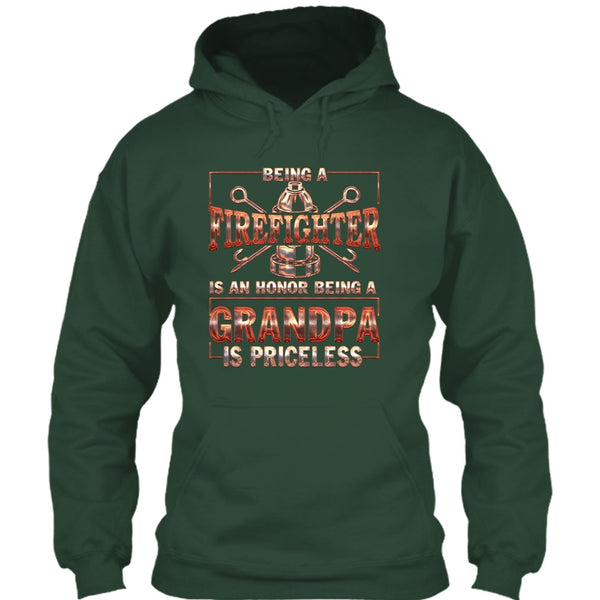 Being A Firefighter Is An Honor T Shirt, Being A Fgradnpa Is Princess T Shirt