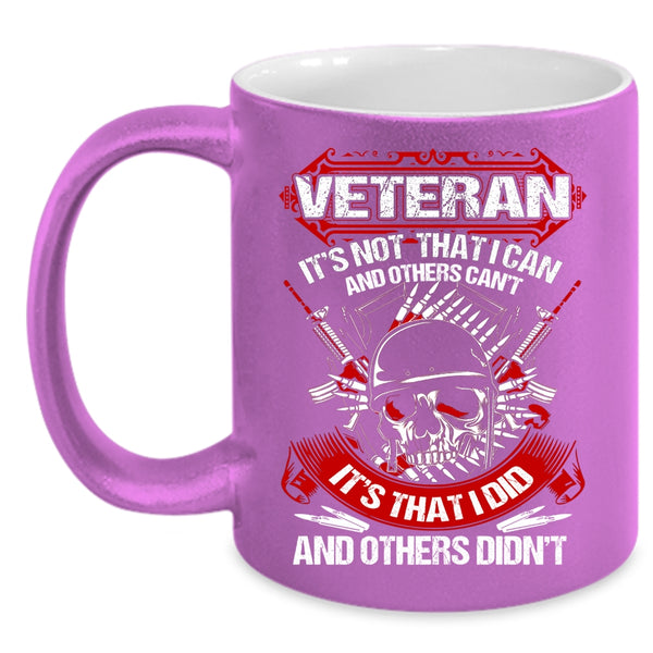 Veteran Coffee Mug, Awesome Gift For Grandpa Coffee Cup