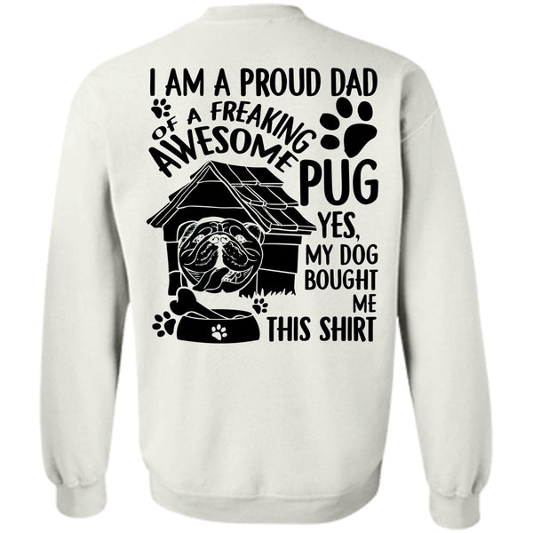 A black t-shirt with the shopify logo