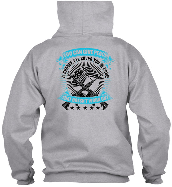 You Can Give Peace T Shirt, I Love Veteran T Shirt