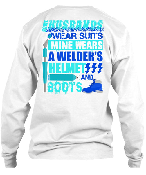 Some Husbands Wear Suits T Shirt, I Love Wife T Shirt