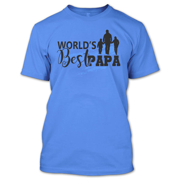 World's Best Papa T Shirt, Gift For Papa T Shirt
