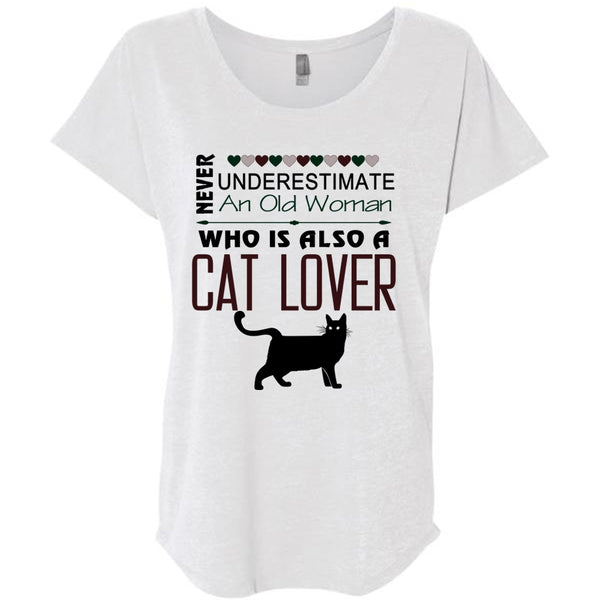 Never Underestimate An Old Woman Who Is Also A Cat Lover T Shirt, Favorite T Shirt