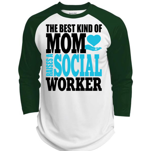 The Best Kind Of Mom T Shirt, I Love Mom T Shirt, Awesome T-Shirts  (Polyester Game Baseball Jersey)
