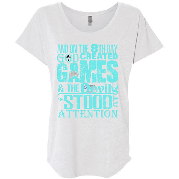 God Created Games T Shirt, I Love Gaming T Shirt, Awesome T-Shirts